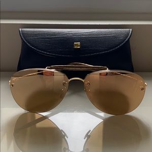 Linda Farrow Aviator sunglasses